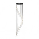 Żyrandol szklane kule Aurora XVI 50cm H240cm transparentny TK Lighting