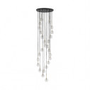 Żyrandol szklane kule Aurora XXVI 62cm H240cm transparentny TK Lighting