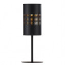 Lampa ażurowa na szafkę nocną Bogart czarno-złota TK Lighting