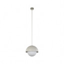 Lampa wisząca ze szklaną kulą Bono 27cm beż / biały TK Lighting