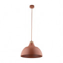 Lampa wisząca z drewnem Cap Brick 34cm ceglana TK Lighting