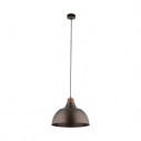Lampa wisząca z drewnem Cap 34cm brązowa TK Lighting
