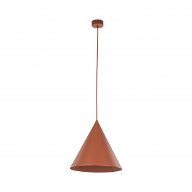 Lampa wisząca stożek Cono Brick 32cm ceglana TK Lighting