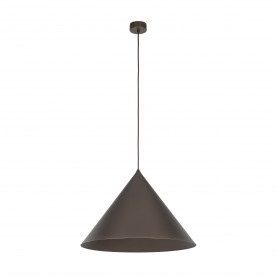 Lampa wisząca stożek Cono Brown 50cm brązowa TK Lighting