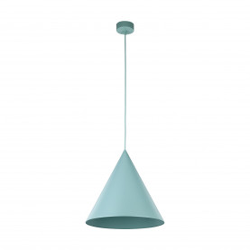 Lampa wisząca stożek Cono Mint 32cm miętowa TK Lighting
