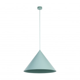 Lampa wisząca stożek Cono Mint 50cm miętowa TK Lighting