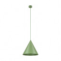 Lampa wisząca stożek Cono Peapod 32cm zielona TK Lighting