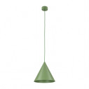 Lampa wisząca stożek Cono Peapod 25cm zielona TK Lighting