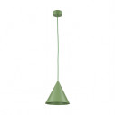 Lampa wisząca stożek Cono Peapod 19cm zielona TK Lighting