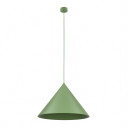 Lampa wisząca stożek Cono Peapod 50cm zielona TK Lighting