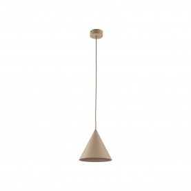 Lampa wisząca stożek Cono Sabia 19cm beżowa TK Lighting