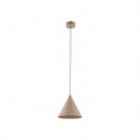 Lampa wisząca stożek Cono Sabia 19cm beżowa TK Lighting