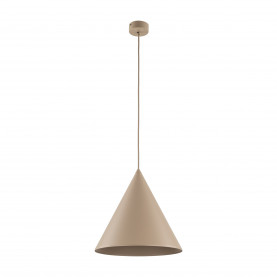 Lampa wisząca stożek Cono Sabia 32cm beżowa TK Lighting