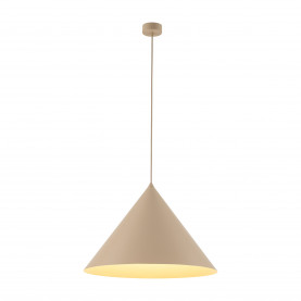 Lampa wisząca stożek Cono Sabia 50cm beżowa TK Lighting