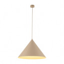 Lampa wisząca stożek Cono Sabia 50cm beżowa TK Lighting