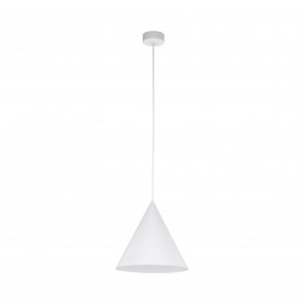 Lampa wisząca stożek Cono White 25cm biała TK Lighting
