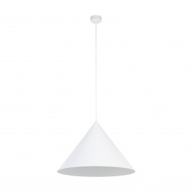 Lampa wisząca stożek Cono White 50cm biała TK Lighting