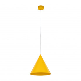 Lampa wisząca stożek Cono Yellow 25cm żółta TK Lighting