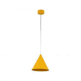 Lampa wisząca stożek Cono Yellow 19cm żółta TK Lighting