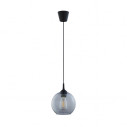 Lampa wisząca szklana kula Cubus 20cm grafitowa TK Lighting