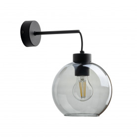 Kinkiet szklany wiszący Cubus 18cm grafitowy TK Lighting