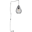 Dekoracyjna Lampa wisząca druciana z przewodem Brylant Czarna TK Lighting do salonu, sypialni i poczekalni.