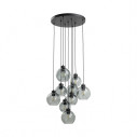 Lampa wisząca szklane kule Cubus IX 58cm grafitowa TK Lighting