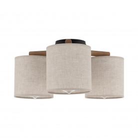 Lampa sufitowa 3 punktowa Deva len TK Lighting