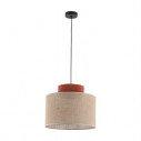 Lampa wisząca boho Duo 38cm juta / ceglany TK Lighting