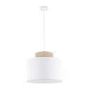 Lampa wisząca boho Duo 38cm juta / biały TK Lighting