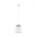 Lampa wisząca boho Duo 20cm juta / biały TK Lighting