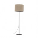 Lampa podłogowa z abażurem Earth 50cm juta / czarny TK Lighting