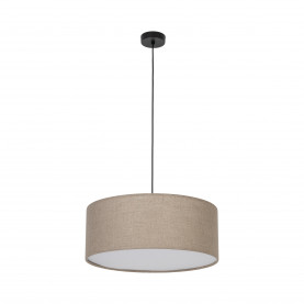 Lampa wisząca z abażurem Earth 50cm juta TK Lighting