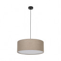 Lampa wisząca z abażurem Earth 50cm juta TK Lighting