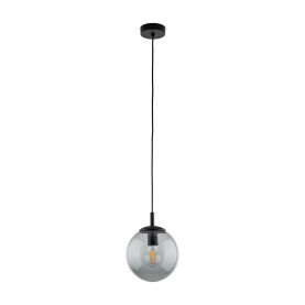Lampa wisząca szklana kula Esme 25cm grafitowa TK Lighting