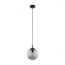 Lampa wisząca szklana kula Esme 25cm grafitowa TK Lighting