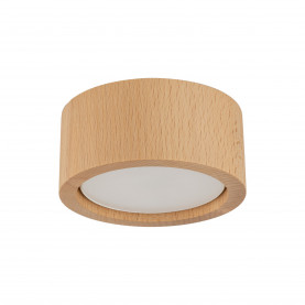 Lampa spot drewniana Eve 9,5cm buk TK Lighting