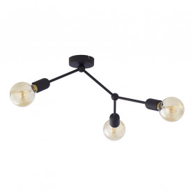 Lampa sufitowa loft 3 punktowa Fantasy 55cm czarna TK Lighting