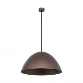 Lampa wisząca metalowa Faro 50cm brązowa TK Lighting