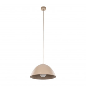 Lampa wisząca metalowa Faro Sabia 34cm beżowa TK Lighting