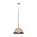 Lampa wisząca metalowa Faro Sabia 34cm beżowa TK Lighting