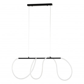 Lampa wisząca nowoczesna Flexi LED 4000K 100cm biało-czarna TK Lighting