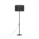 Lampa podłogowa z abażurem Glorii 50cm H160cm czarna TK Lighting