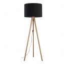 Lampa trójnóg z abażurem Grand 50cm H145cm czarny / sosna TK Lighting
