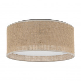 Plafon okrągły boho Juta 45cm brązowy TK Lighting