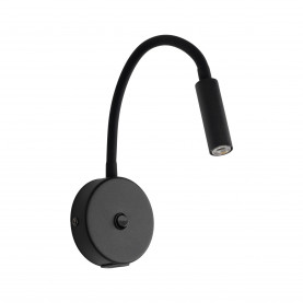 Kinkiet z włącznikiem i usb Lagos czarny TK Lighting