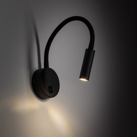 Kinkiet z włącznikiem regulowany Lagos czarny TK Lighting