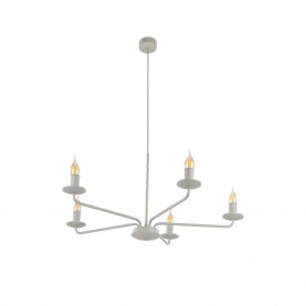 Żyrandol świecznikowy wiszący Limal V 72cm beżowy TK Lighting