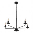Żyrandol świecznikowy wiszący Limal V 72cm czarny TK Lighting