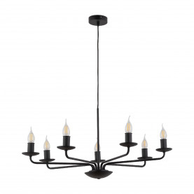 Żyrandol świecznikowy wiszący Limal VII 72cm czarny TK Lighting